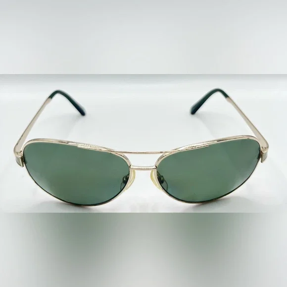 Vintage Calvin Klein CK7415S Gold Pilot Sunglasses Frames Only - Picture 3 of 8